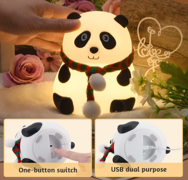 Cute Adorable Panda Night Light